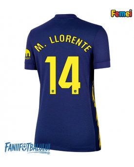 Atletico Madrid Marcos Llorente #14 Tricou Fotbal Replică 2025-26 Femei Deplasare